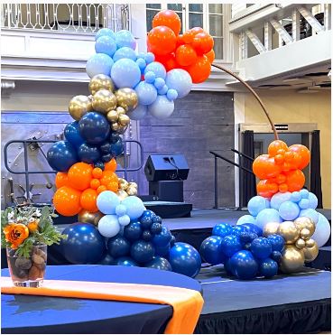 $550 - $750 (Hoop with half balloon garland)
